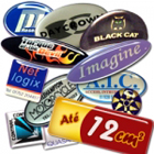 Adesivo ou Etiqueta em Vinil Branco Resinado At� 12cm� m�nimo 500 unid