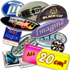 Adesivo ou Etiqueta em Vinil Branco Resinado At� 20cm� m�nimo 500 unid