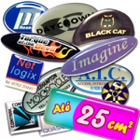 Adesivo ou Etiqueta em Vinil Branco Resinado At� 25cm� m�nimo 500 unid