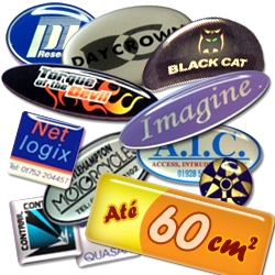 Adesivo ou Etiqueta em Vinil Branco Resinado At� 60cm� m�nimo 1000 unid