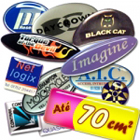 Adesivo ou Etiqueta em Vinil Branco Resinado At� 70cm� m�nimo 1000 unid