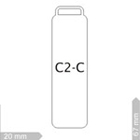 Chapinhas 403-C2-C-Chapinha p/ couro 6x2 cm