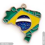 Medalhas 520-NA01 - Mapa Brasil
